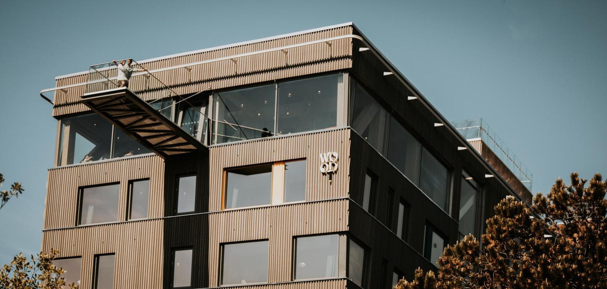 Wood Hotel 보도 외부 사진